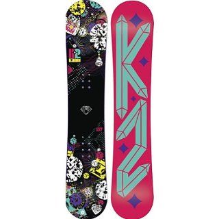 K2 Snowboarding Girls' Kandi Snowboard   Multi   137 137 cm  Freestyle Snowboards  Sports & Outdoors