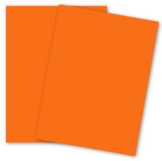 Plike (Plastic Like) Paper   12 x 18   ORANGE   122LB COVER   100 PK  Cardstock Papers 
