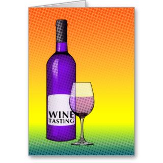 wine tasting party invitations cards
