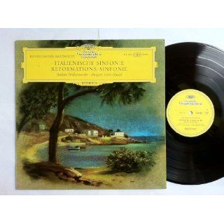 Felix Mendelssohn Bartholdy Symphonies Nos. 4 & 5 LP   Deutsche Grammophon   138 684 SLPM Lorin Maazel Directing Birlin Philharmonic Music