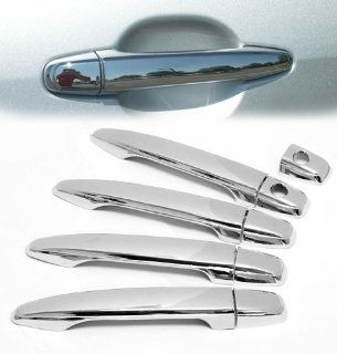 Triple Chrome Plated Side Door Handle Cover Trims 9Pcs With Passenger Side Key Hole For 2007 2011 Toyota Camry 2003 2009 Toyota 4Runner 2004 2010 Toyota Sienna 4Door 2006 2011 Toyota Avalon 2008 2011 Toyota Highlander 2005 2011 Toyota Tacoma 2003 2009 Lexu
