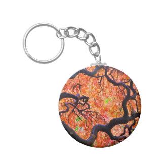 Autumn Tree of Life Gaia Earth Axis Pagan Wiccan Key Chains
