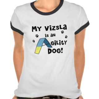 Vizsla Agility Dog Ladies T Shirt