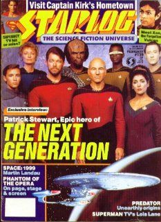 STARLOG #139 Patrick Stewart Star Trek Space 1999 Martin Landau Predator 2 1989 Entertainment Collectibles