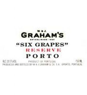 Graham's Six Grapes Reserve Port (375ML half bottle) Wine