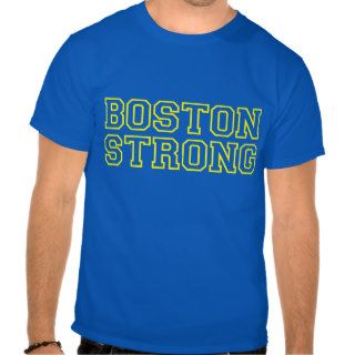 boston strong yellow blue t shirt