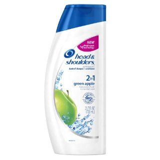Head & Shoulders Green Apple 2 In 1 Dandruff Shampoo And Conditioner 23.7 Fl Oz (packaging may vary)  Hair Shampoos  Beauty