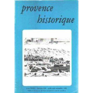 Provence historique n 129 Collectif Books
