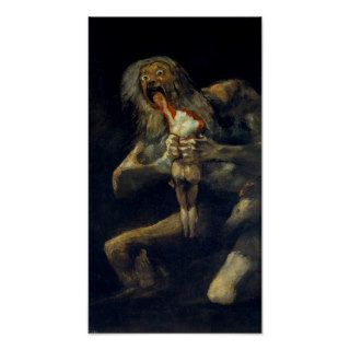 Saturn Devouring His Son Poster