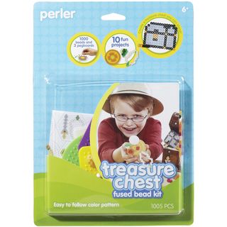 Perler Fun Fusion Fuse Bead Activity Kit Treasure Chest Perler Activity Kits