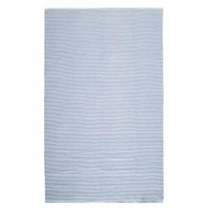 Home Decorators Collection Ribbed Cotton Blue 4 ft. x 6 ft. Area Rug DISCONTINUED 0467110310
