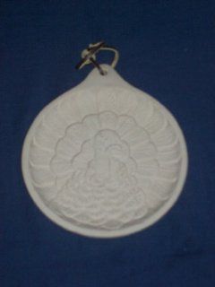 1999 Hermitage Pottery Turkey Cookie Mold  Other Products  