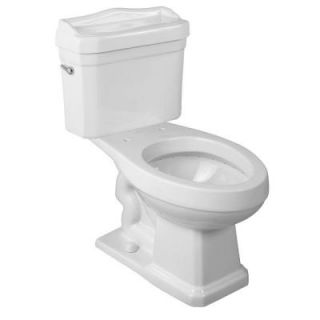 Foremost Series 1930 2 Piece 1.6 GPF Elongated Toilet in White TL 1930 EW
