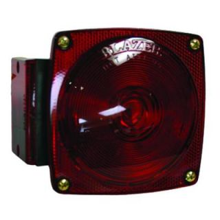 Blazer International Stop/Tail/Turn 4 9/16 in. 7 Function Combination Square Lamp Red for Under 80 in. Applications B83