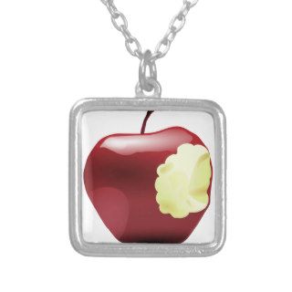 Think Different Apple bitten Custom Jewelry