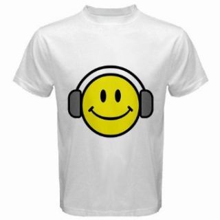 Men's Customized MUSIC MANIA 100% Cotton White T shirt Clothing