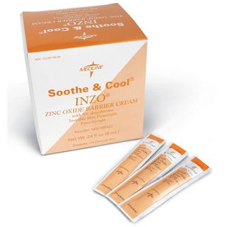 Medline Zinc Oxide Barrier Cream, Inzo (Case of 144) Medline Itching & Rash