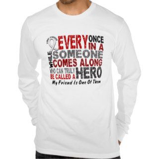 HERO COMES ALONG 1 Friend LUNG CANCER Shirts