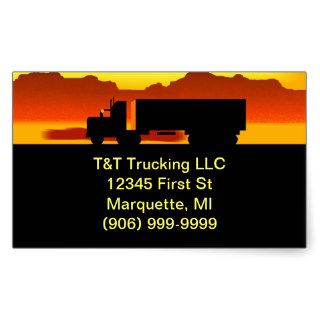 Envelope Stickers Semi OTR Trucking CO Promotion