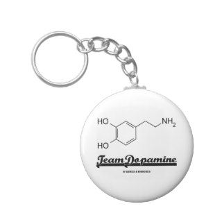 Team Dopamine (Dopamine Chemical Molecule) Key Chain