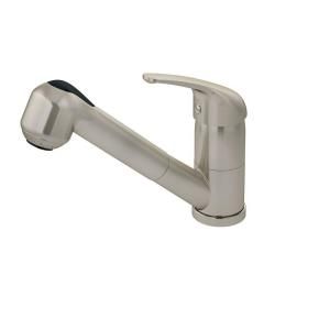 Symmons Andorra Single Handle Kitchen Faucet in Satin Nickel S 26 STN