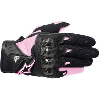 Alpinestars Stella SMX 2 Air Carbon Womens Gloves , Gender Womens, Distinct Name Black/Pink, Primary Color Black, Size XS, Apparel Material Textile 3517712 139 XS Sports & Outdoors