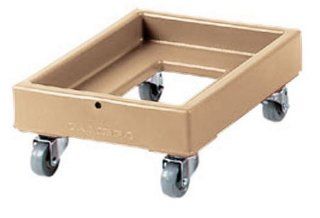 Cambro CD1420 157 Plastic Camdolly for No.10 Cans and 14 by 19 Inch Milk Crates, Coffee Beige Food Service Transport Products Kitchen & Dining