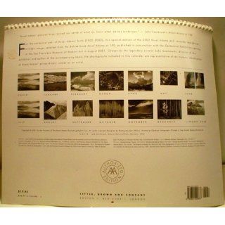 Ansel Adams at 100 2002 Wall Calendar Ansel Adams 9780821225837 Books