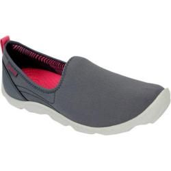 Women's Crocs Duet Busy Day Skimmer Charcoal/Pearl White Crocs Slip ons