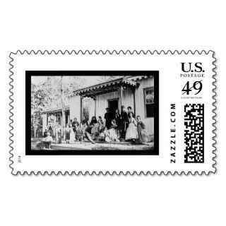 Convalescent Camp near Alexandria, VA 1865 Stamp
