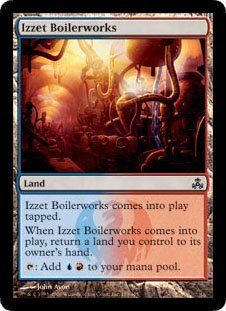 Izzet Boilerworks Playset of 4 (Magic the Gathering  Guildpact #159 Common) 