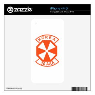 30th AAA battalion Skins For The iPhone 4S