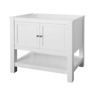 Foremost Gazette 36 in. Vanity Cabinet Only in White GAWA3622