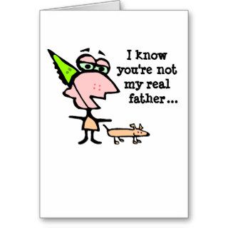 Funny Greeting Card for Step Father