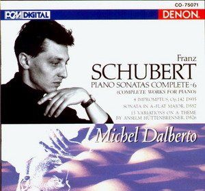 Schubert Piano Sonatas Complete, 6 4 Impromptus, Op. 142 D935 / Sonata in A flat Major, D557 / 13 Variations on a Theme by Anselm Huttenbrenner, D576 Music