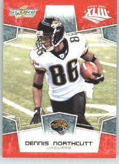 2008 Donruss   Score Limited Edition Super Bowl XLIII # 142 Dennis Northcutt   Jacksonville Jaguars   NFL Trading Card Sports Collectibles