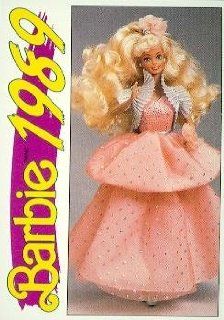 Peach Pretty Barbie, K Mart Exclusive trading card (1989) 1991 Panini Another First for Barbie #163 Entertainment Collectibles
