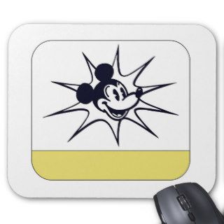 Antique Mickey Mouse Starburst Mouse Pad