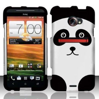 [Townshop]htc Evo 4g LTE Rubberized Design Cover   Panda Bear Cell Phones & Accessories