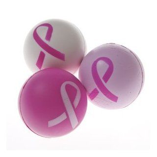 Pink Ribbon Stress Balls Toys & Games