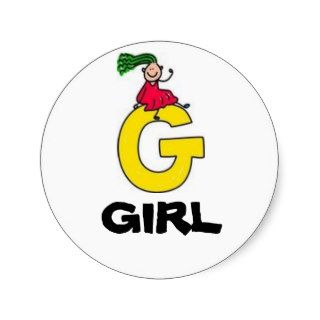 G is for GIRL Sticker