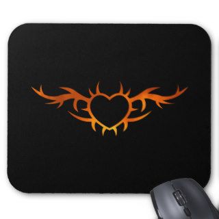 Heart Tattoo Mouse Pads