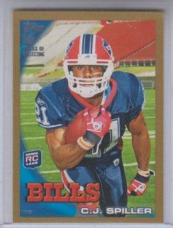 2010 Topps Gold C.J. Spiller Rookie #167 1458/2010 Sports Collectibles