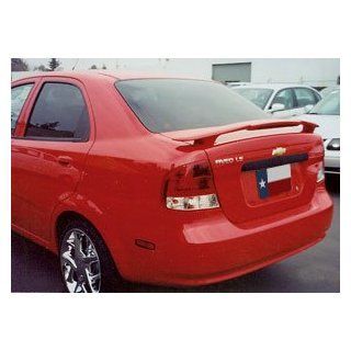 Chevrolet Aveo 2004 06 Sedan Custom Rear Spoiler With Light Unpainted Primer Automotive