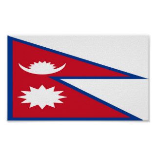 Flag of Nepal Poster