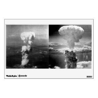 Atomic Bombing of Hiroshima & Nagasaki Japan Room Decal