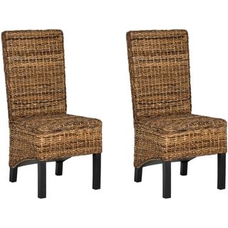 Safavieh Pembrooke Natural Wicker Side Chairs (Set of 2) Safavieh Dining Chairs