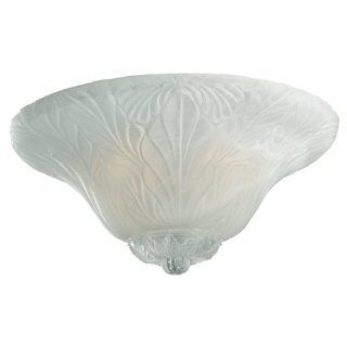 Monte Carlo MC172 l Leaf Bowl Light Kit, White Faux Alabaster glass   Close To Ceiling Light Fixtures  