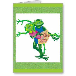 dancing frogs cards