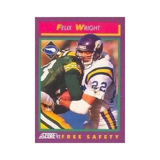 1992 Score #172 Felix Wright Sports Collectibles